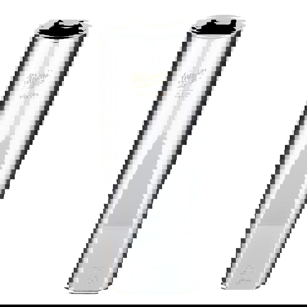 Deep Hand Socket: 1/2 Drive, 6 Points, Not Tether Capable